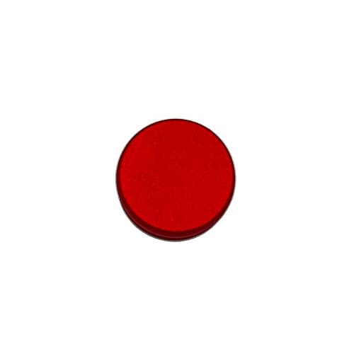Image of 1pcs Metal Buttons for 3DS 3DS XL 3DS LL Analog Controller Stick Cap 3D Joystick Cap for 2DS New 2DS 3DS LL XL Thumbstick Button (red)