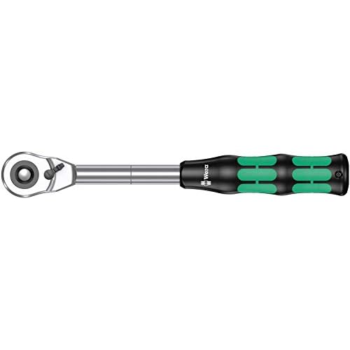 Wera 05003780001 8006 C Zyklop Hybrid-Knarre mit Umschalthebel Antrieb, 1/2 Zoll x 281.0 mm, Farbig