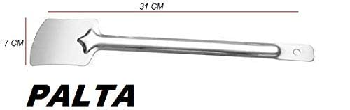 Image of Stainless Steel Big Size Laddle Cooking Spoon,Stainless Steel Heavy Guage Serving Spoon Ladel,Stainless Steel Big Size Cooking & Serving Spoons,Big Spoons for Cooking,Cookig Spoon (Turner)