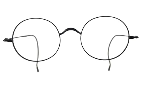 Image of Circleperson Pure Titanium Eyeglasses Vintage round Cable temple Light Weight