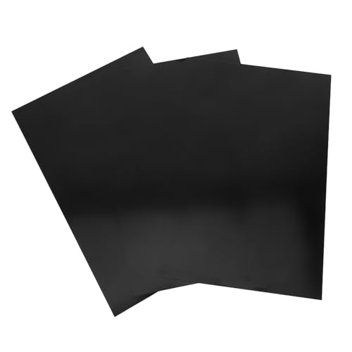 Plaques en aluminium anodisé noir pour panneaux rigides vierges