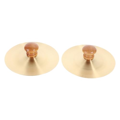 Abaodam Portable Rhythm Percussion Cymbals Hand Cymbals for Party and Cultural Performances