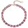 Mom Charms for Bracelets 9K/14K/18K Rose Gold Oval with 6ct Ruby and Cubic Zirconia, Bracelets Rose Gold for Her image 3