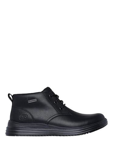Skechers Homme Proven Conklin Bottine boots lacets en cuir véritable