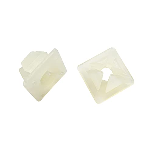 License Plate Screw Insert, Nylon Nuts Screw Retainer self Tapping Nuts for Fixing License Plate Emblem, Headlight Bezel, Trim, Grille.