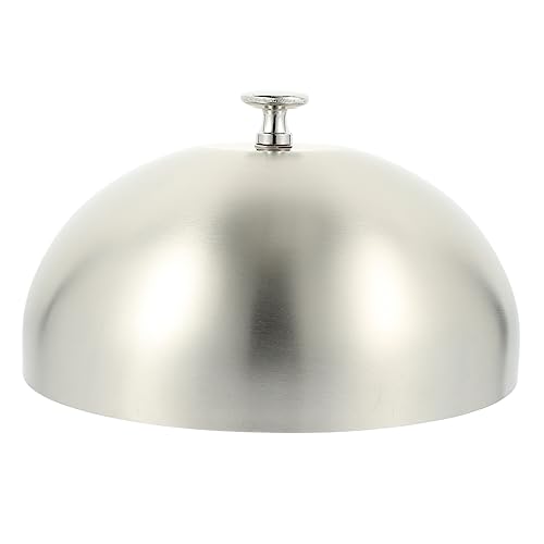 Cabilock Cubierta De Comida Tapa De Acero Inoxidable De 24 Cm Resistente Al Aceite Cubierta para Bistec Cocina Casera Barbacoa