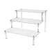 Sharplace Transparent Pneu Acrylique Rack Parfum Cosmétiques Jouets Poupées Figure de Voiture Stockage Échelle Présentoir Risers Étagère, 3 Niveaux
