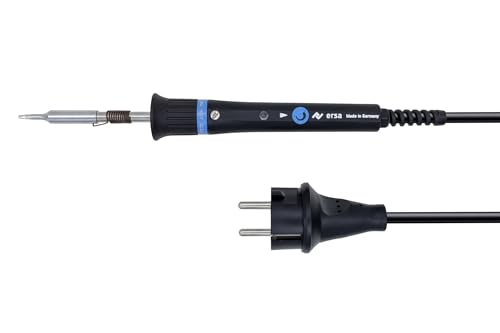ERSA PTC70 Lötkolben 75W bis 450C temperaturgeregelter Lötkolben 230V inkl. Ablageständer mit RESISTRONIC-Temperaturregelung MADE IN GERMANY - 0710CD