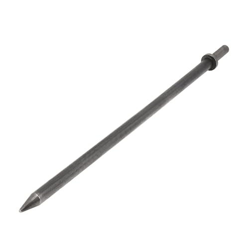 Martillo neumático, Cabeza de cincel de Aire Duro de 120-460mm, Cabezal de Pala de Aire sólido de Acero 45#, Kit de Herramientas neumáticas for Corte/eliminación de óxido, Broca de Martillo de Impact