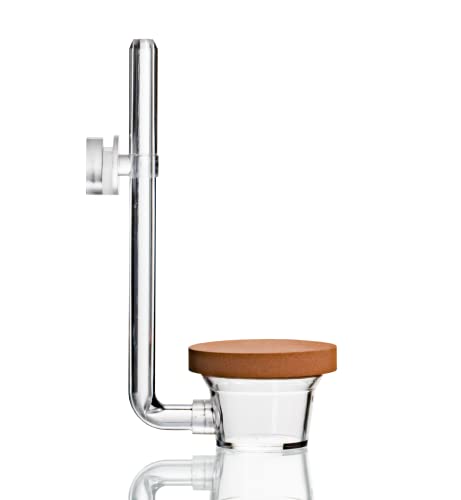 TWINSTAR CO2-Diffusor L | Süßwasseraquarien bis 450 Liter | Hergestellt in Südkorea | Extrem feine Perlen | Porösere Membran (Größe L - für Aquarien bis 450 Liter)