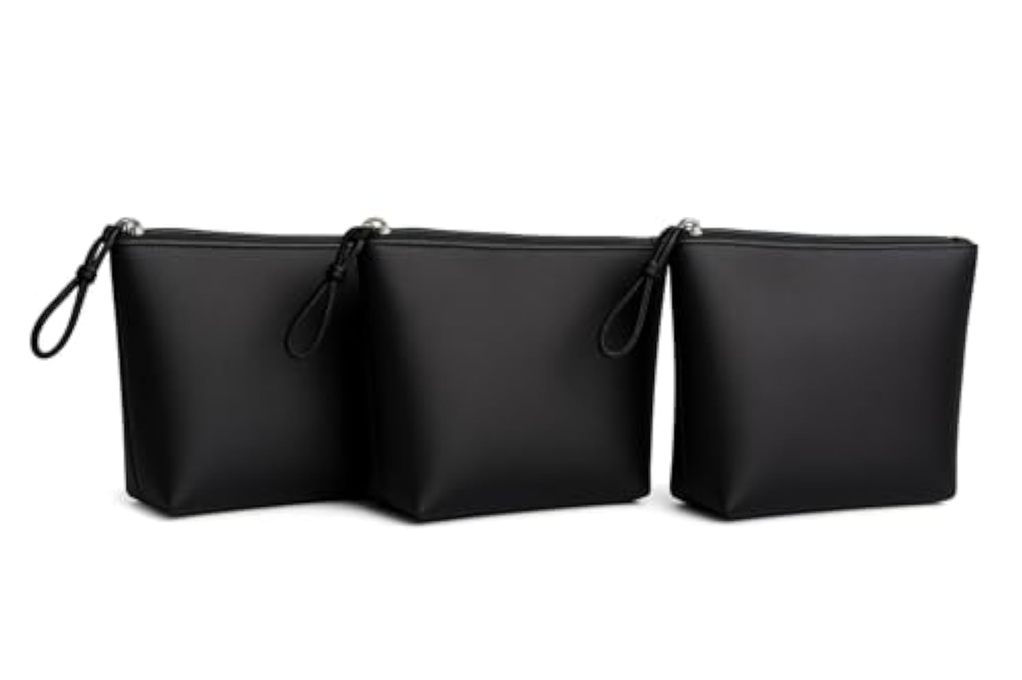 Black Toiletry Bag for Men & Women, Multipurpose Travel Pouch