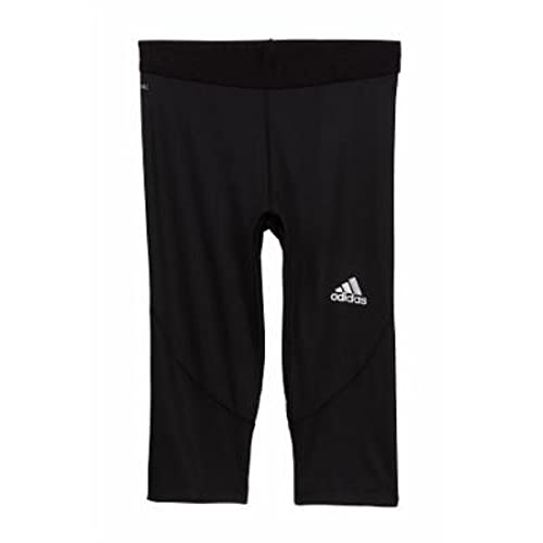 adidas Alphaskin Base Layer 3/4 Tights (for Big Boys) - Black (L)