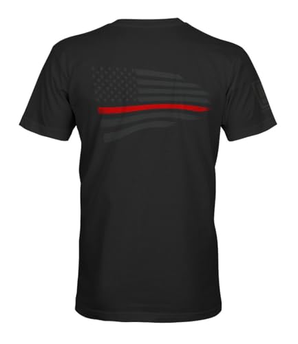 American USA Flag Support Men's Stealth Patriotic T-Shirt3