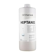 DIYChemicals Heptanes - Industrial Grade Heptane Industrial Nonpolar Solvent for Cements, Ink, Extractions - Made in USA - 1 Pint 16 fl oz