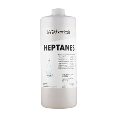 DIYChemicals Heptanes - Industrial Grade Heptane Industrial Nonpolar Solvent for Cements, Ink, Extractions - Made in USA - 4 fl oz