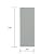 Avant Decor | Sample Tile | Stone Composite Subway Solid Color Tiles | Peel and Stick Kitchen Backsplash Tiles | Wall Tiles | 4” x 12” | Bex Metro Matte Stone