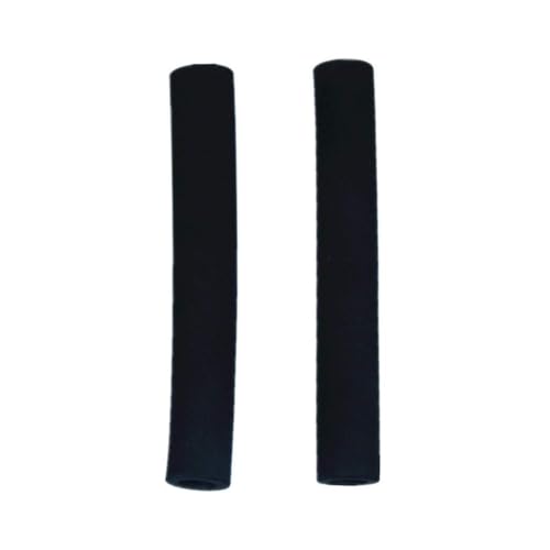 Zhhuoc 2 fundas negras para mango de cochecito de bebé, fundas de espuma para reposabrazos de bebé, fundas suaves para carrito de bebé, compras, equipo de viaje, Black, Ajuste universal