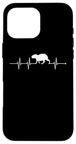Mens Womens Kids Heartbeat EKG Meme Lover Capybara �X�}�z�P�[�X iPhone 16 Pro Max �p