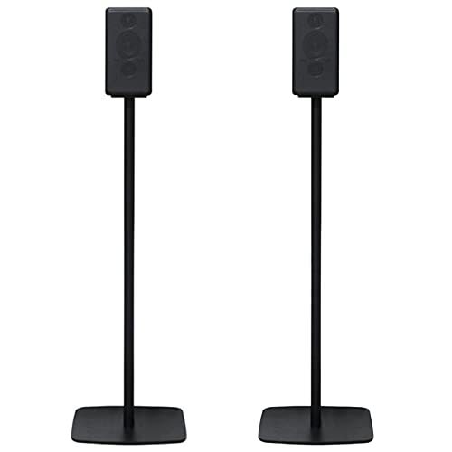 HUAYUWA 1 Pair Black Speaker Stand for Sony SA-RS3S Wireless Rear Speakers Floor Stand, Perfect Stand Setup for Easy and Secure Mounting (Bracket only)