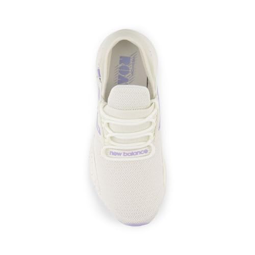 Image of New Balance Kid's Fresh Foam Roav V1 Lace-up Running Shoe, Sea Salt /Turtledove /Daybreak, 6.5 Wide Big Kid