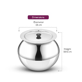 Image of Thermal Rice Cooker Stainless Steel 1 KG with Rubber Gasket | Perfect for Kerala Red /Matta Rice | Saves Up to 70% Fuel | Keeps Rice Hot for 8+ Hours | Induction and Gas Compatible