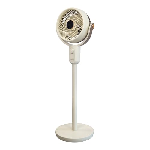 Jocca Ventilador Circulante 50W | 3 Niveles de Velocidad | Oscilación Horizontal de 75º | Regulación Vertical 90º | Diseño Compacto y Fácil de Usar