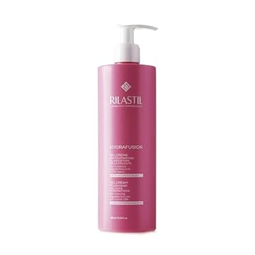 Rilastil Hydrafusion Gel Crema, Texture Fresca e Ultraleggera, Trattamento Cellulite, Profumo Pepe e Rosa, Confusione da 400ml