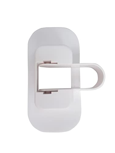 Image of Dreambaby Adhesive Lever Door Handle Lock - Child Safety Locks for Doors & Handles - Suitable for Most Lever Door Handles - 2 Pack - White - Model L1481PB