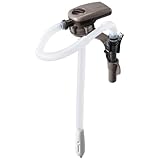 工進(KOSHIN) 乾電池式 タンク 直付け 灯油 ポンプ EP-304F 自動停止 単三電池 4本 使用 ストーブ 給油 白/茶