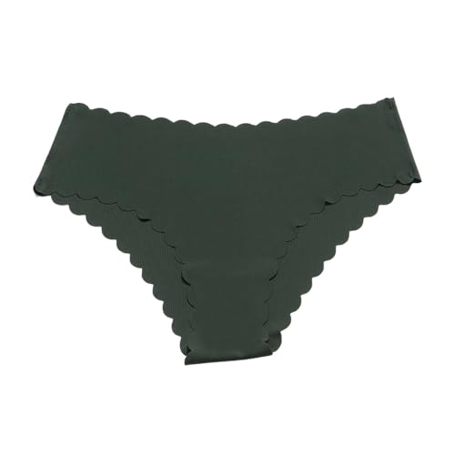 Bragas Sexis Europeas y para Mujer, Pantalones sin Pantalones, glúteos de Seda de Hielo para Mujer, señora Sexy Vestido Negro Tirantes Ancho Braga Mujer Cuello (Yellow, L)