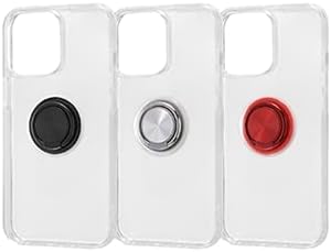 レイ・アウト RT-P32TC30/RM (Red) for iPhone 13 Pro TPU Soft Case with Ring