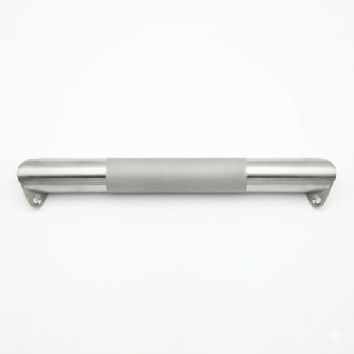 KroBer Brushed Nickel Shower Foot Rest Bar Wall Mount Tool for Shaving Legs Non-Slip Scrub Shower Foot Step Square Corner Shower Shaver Foot Rest