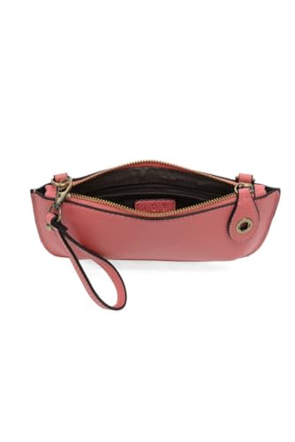 Image of Joy Susan Women's Fashion Purse Mini Crossbody Wristlet Clutch Hand Bag - Jellyfish Pink