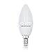 Blaupunkt Ampoule LED E14 – Bougie – Éclairages pour Pièces – 6.8W – Remplacement de 50W – Dépolie – Blanc Chaud 2700K – 640 lumens – Lampe Économe en Énergie et en Coûts – Classe A+ – Lot de 1