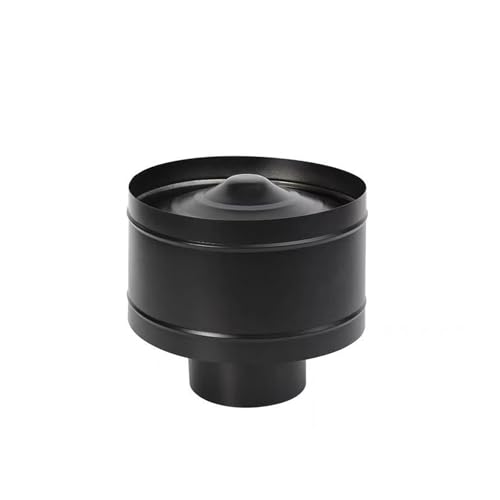 Sombrerete de chimenea de acero inoxidable redondo con rejilla 2