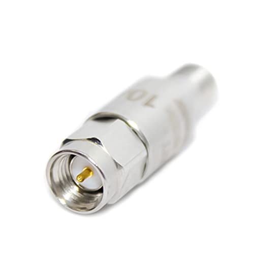tojoin sma male to female attenuatorcoaxial rf attenuator dc to 8ghz 50ohm 2w 10db sma 8g attenuator 2pcs