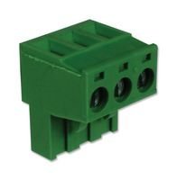 CAMDENBOSS CTB9208/3 TERMINAL BLOCK, PLUGGABLE, 3POS, 12AWG (1 piece)