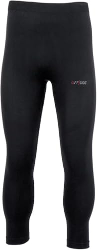 Generico Pantaloni Tecnici Termici da Uomo Calzamaglia microforata per Sci Outdoor Ciclismo Lavoro Ideali per Proteggere dal Freddo Made in Italy (IT, Testo, L, XL, Regular, Regular, Nero)
