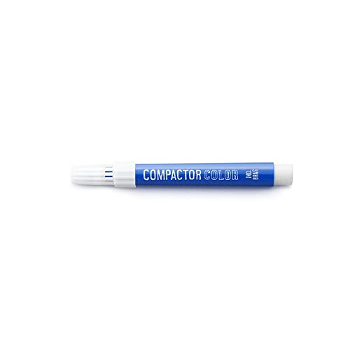 Pincel Marcador, Compactor 00085AZ, Azul, Pacote de 12