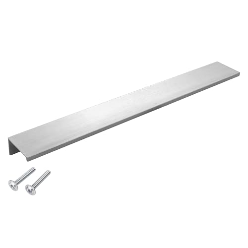 Lot de 5 poignées de profil de meuble en aluminium SEARL 280 mm Aspect Acier Inox Poignée profilée Poignée de tiroir de SO-TECH®