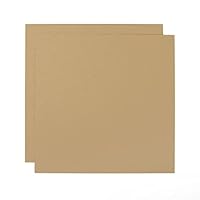 Craftelier - 5er-Set Chipboard | gepresste und kompakte Kartonfolien zum Binden von Albumen oder zur Herstellung von Boxen | säure- und igninfrei | Dicke 1 mm - Größe 30,5 x 30,5 cm | Farbe Kraft