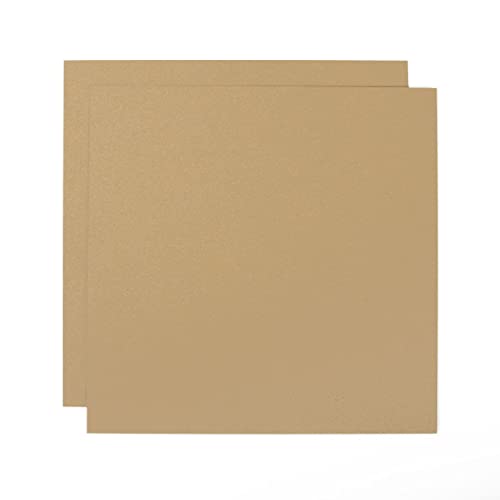 Craftelier - Lot de 5 Chipboard | Feuilles de carton pressé et compact pour reliure d'albums ou création de boîtes | Sans acide ni lignine | Épaisseur 1 mm - Dimensions : 30,5 x 30,5 cm | Couleur