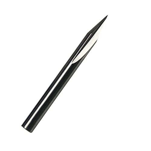 DINGGUANGHE-CUP 3.175mm Shank Double Flutes Straight Engraving Tools for Hardwood Milling Cutter Steel (Dimensions : 2ZJ3 3001)