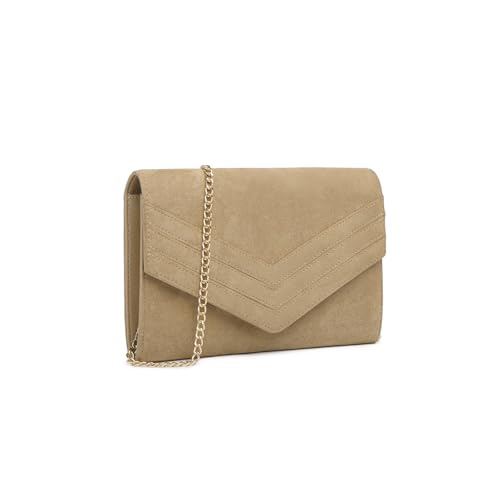 Miss Lulu Clutch de Mano Mujer Elegante para Fiesta/Noche/Boda,Bolso de Noche Pequeño con Correa,Ideal para Eventos Elegantes y Regalos