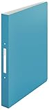 Lieferumfang: 1 x Leitz A4 Ringbuch, Maße (BxHxT): 257 x 32 x 314mm, Farbe: Sanftes Blau, Cosy-Sortiment, Kartonverpackung, 42380061