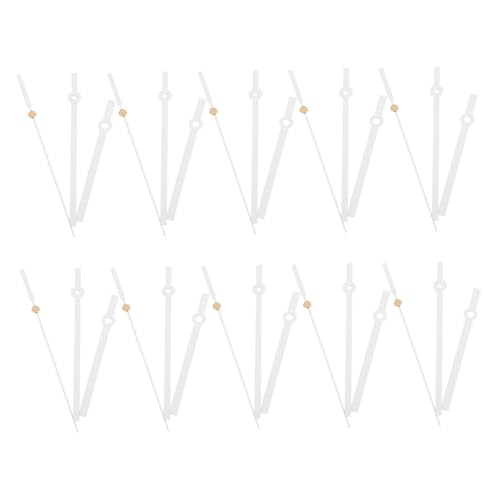 ARTIBETTER 10 セット 掛け時計ムーブメントセット 時計針 分針 白い 金属