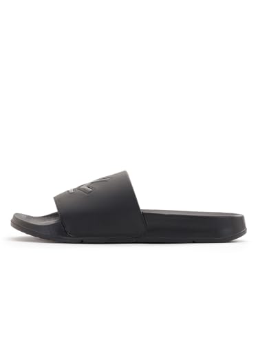 Image of WROGN Men's Anti-slip Sliders | Embossed Logo Strap | Textured Footbed