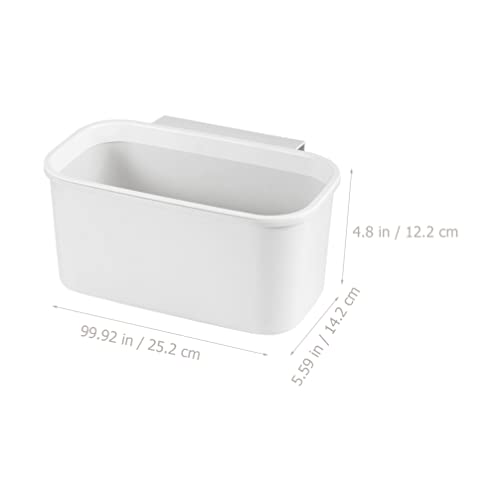 Image of 2Pcs Hanging Kitchen Waste Bin - Versatile Wall-Mounted Garbage Container for Dormitory Bedroom and Kitchen Cabinet Storage Space-Saving Small Dustbin