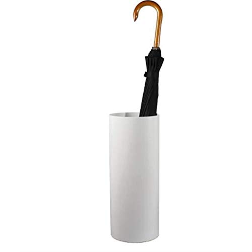 Support de rangement pour parapluies long court seau blanc étanche pour entrée - 3