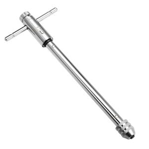 #US 250mm Body Adjustable Ratchet Tap Wrench T-Handle for Metric M3-M8 Taps